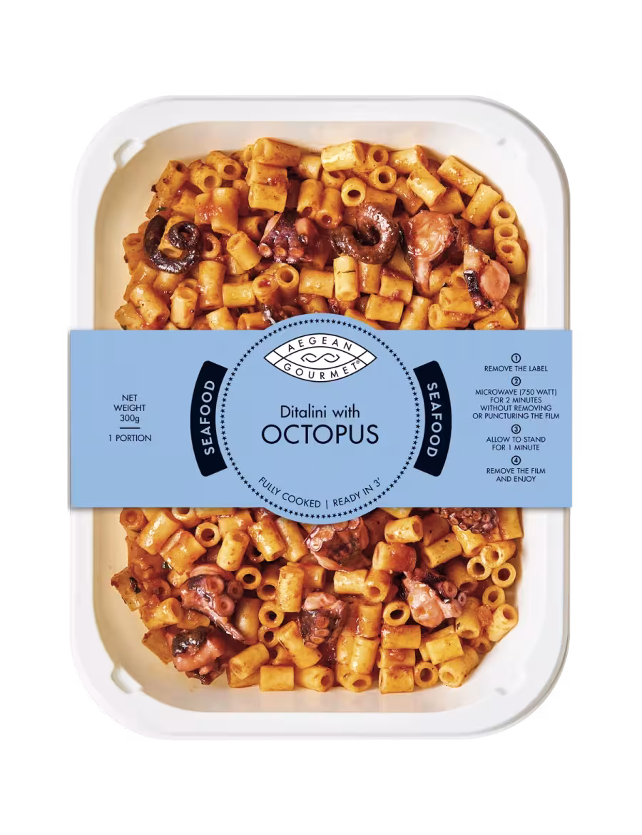 Ditalini with OCTOPUS
