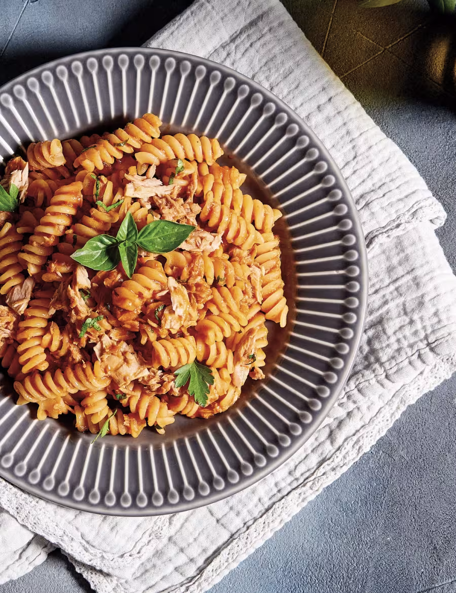 Fusilli with TUNA