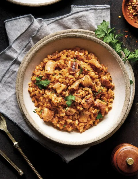 Risotto with OCTOPUS